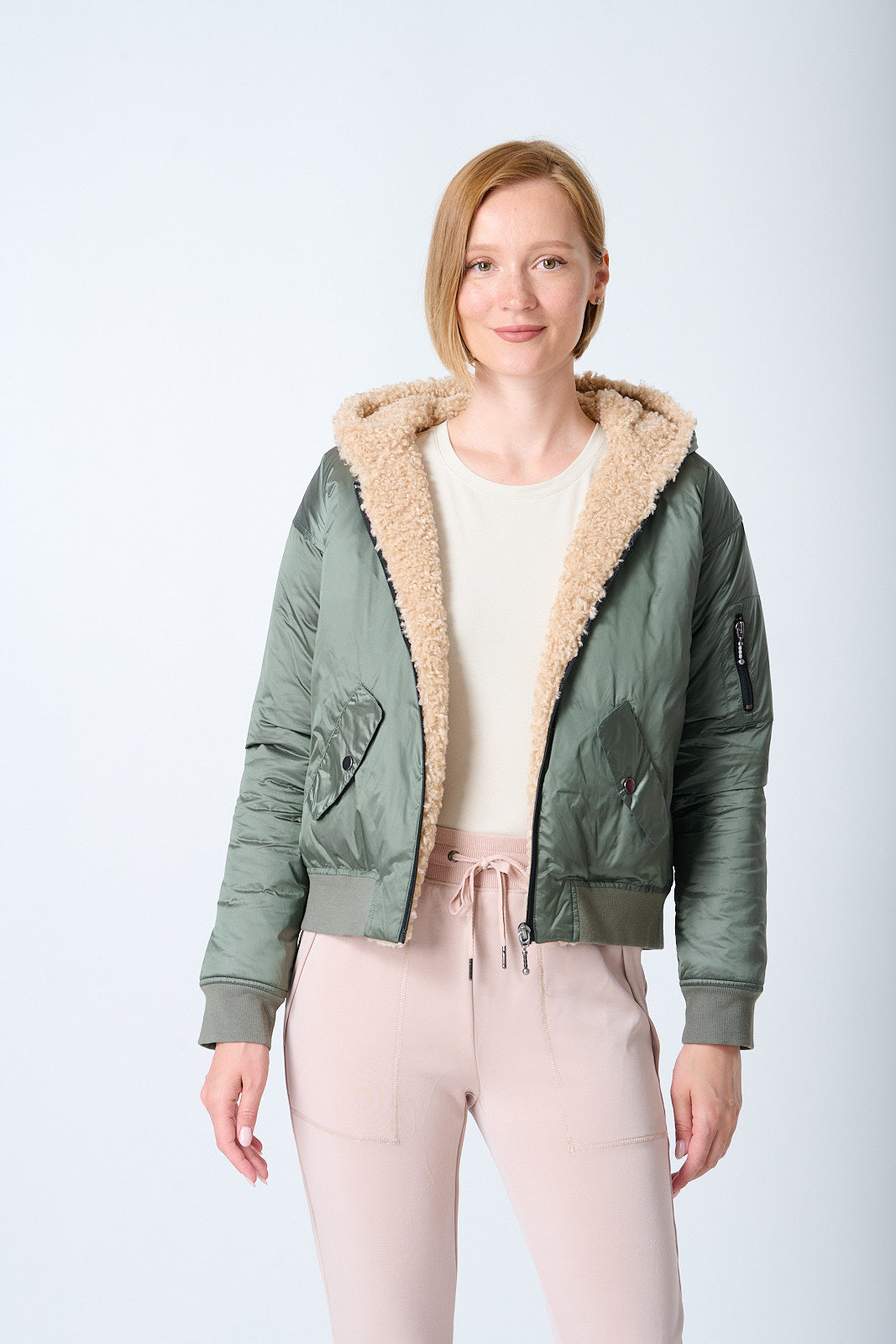 The Sherpa Hood Bomber Jacket – MyAnorak