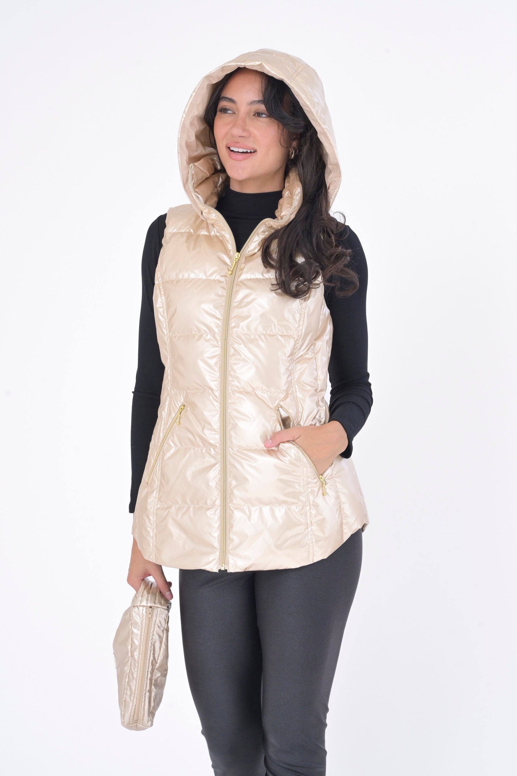 Cosmic Metallic Down Vest – MyAnorak