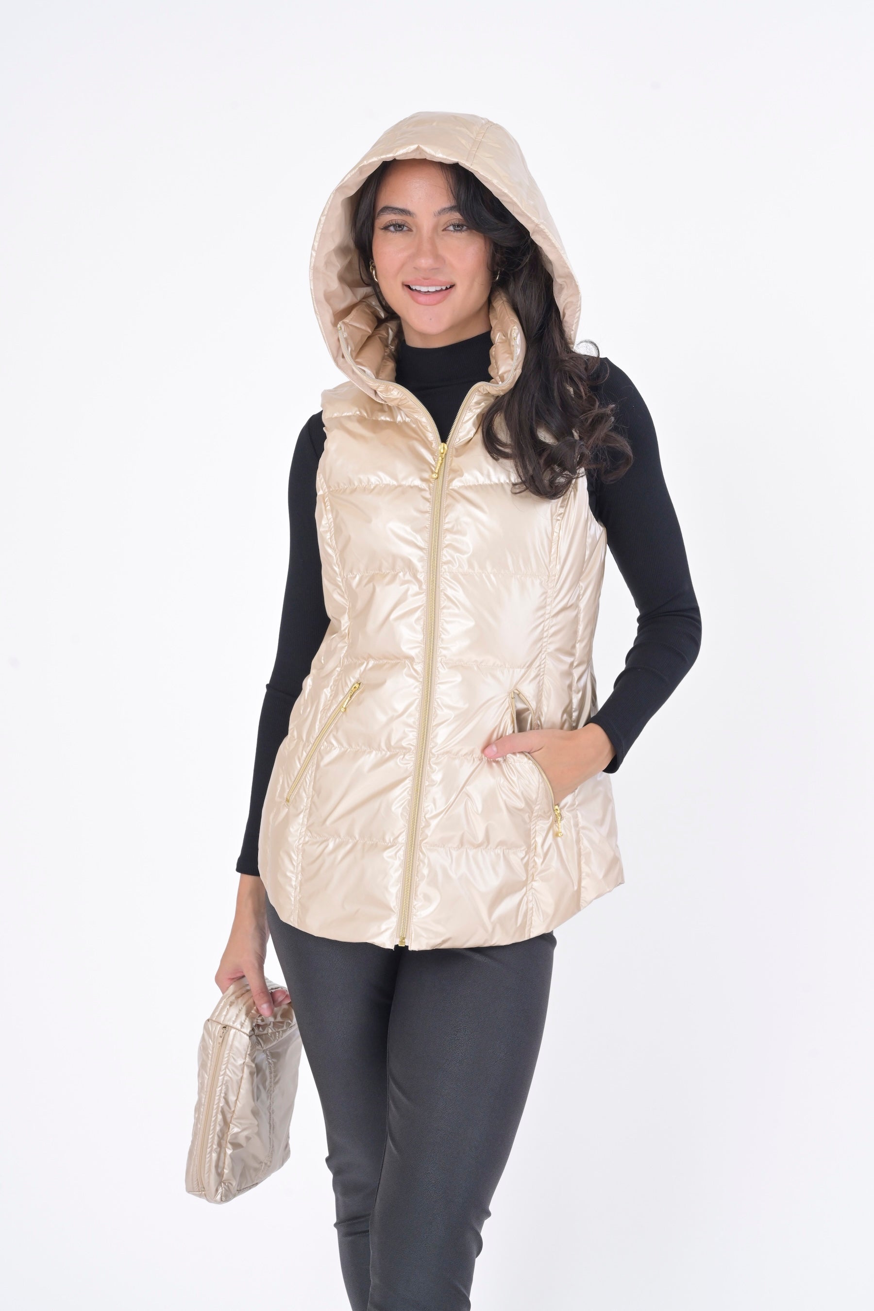Cosmic Metallic Down Vest – MyAnorak