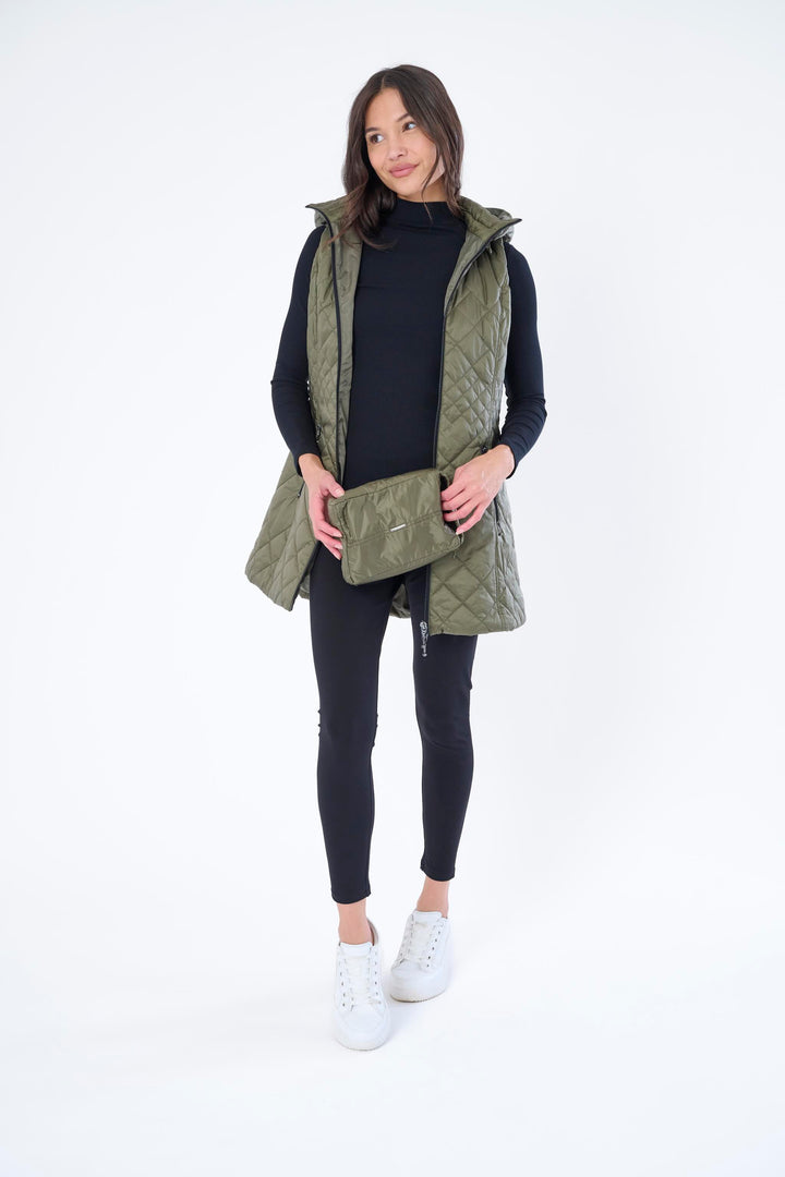 Long Quilted Vest
