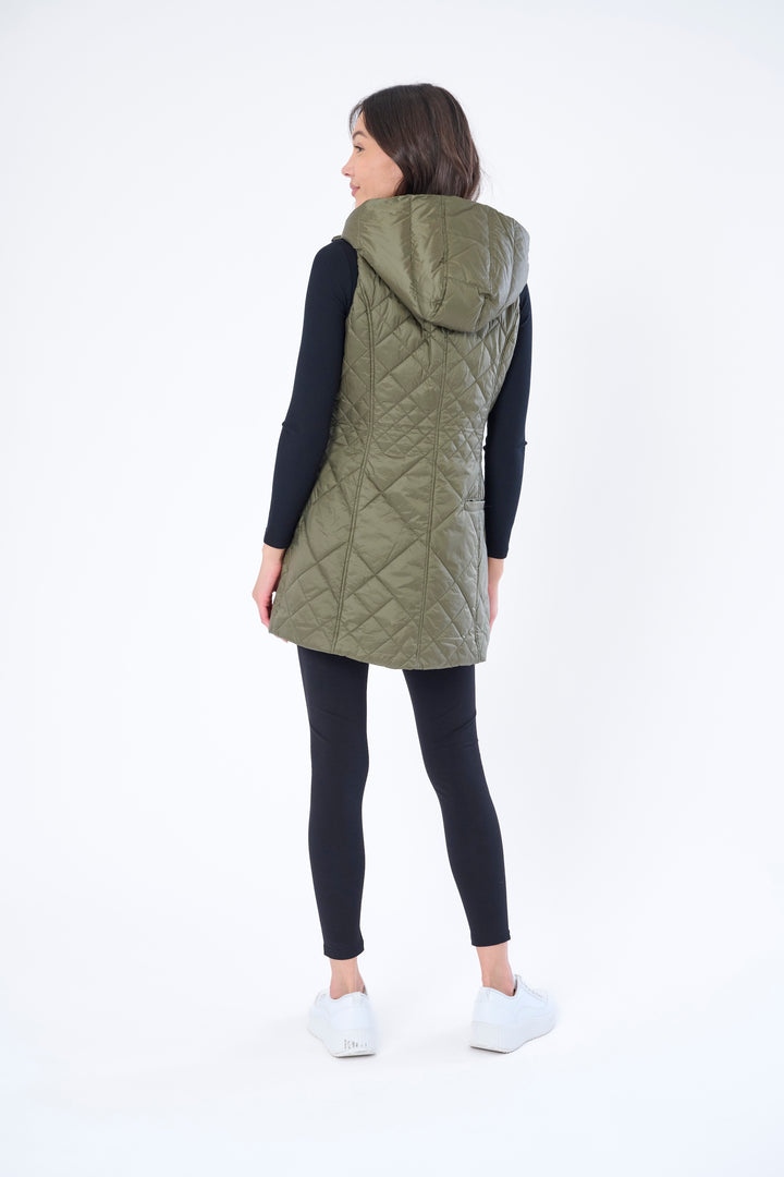 Long Quilted Vest