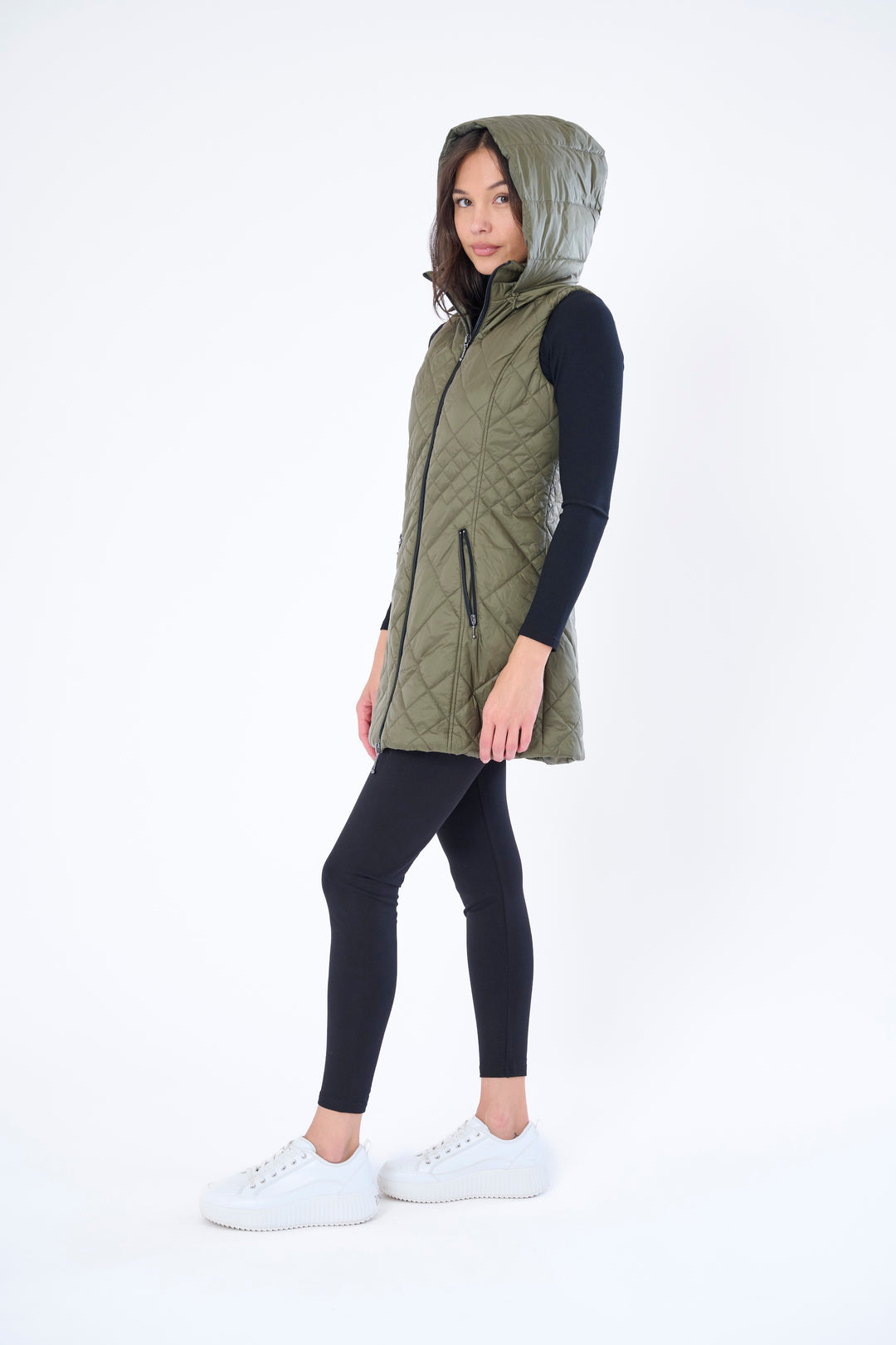 Long Quilted Vest
