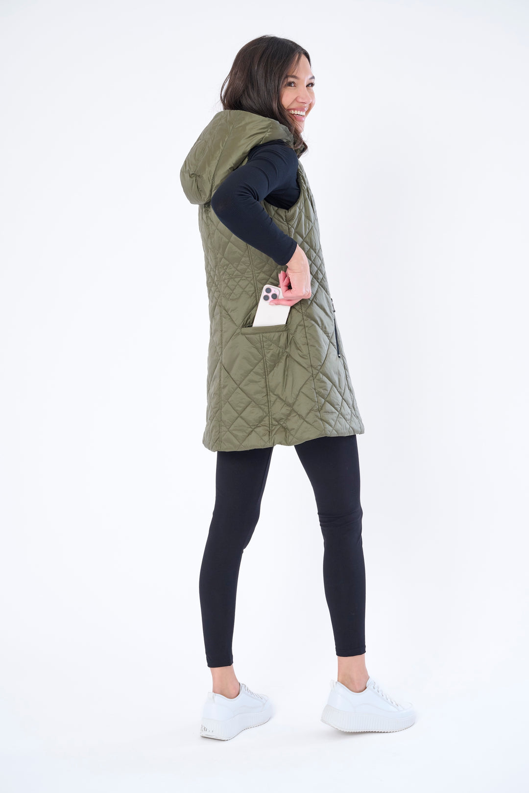 Long Quilted Vest