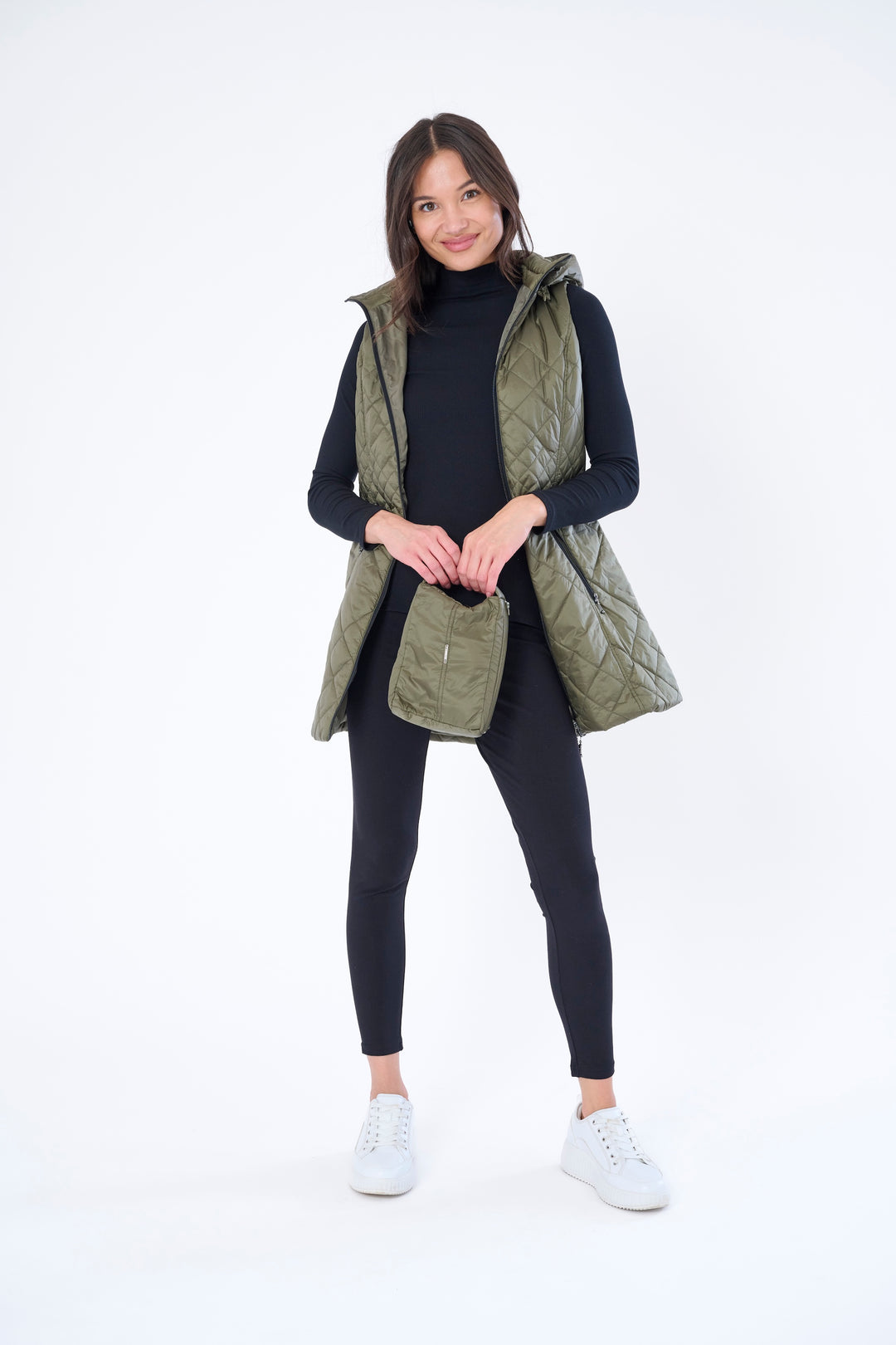 Long Quilted Vest