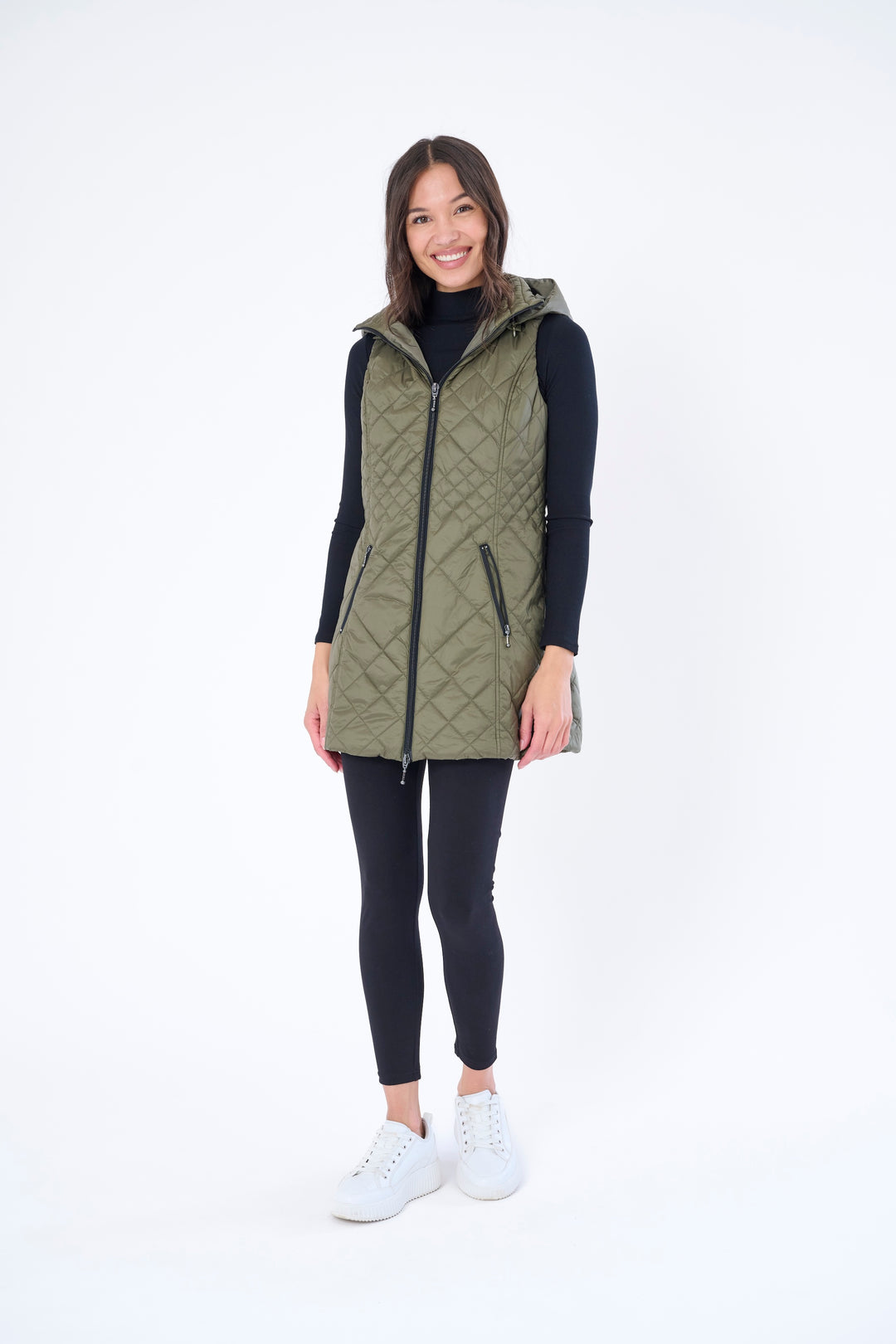 Long Quilted Vest