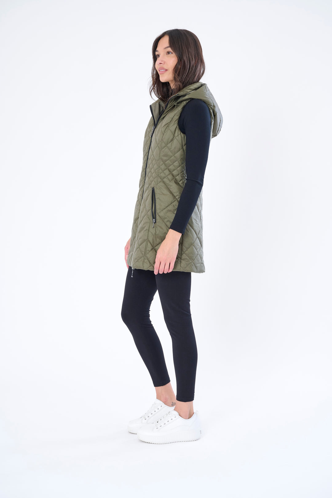 Long Quilted Vest