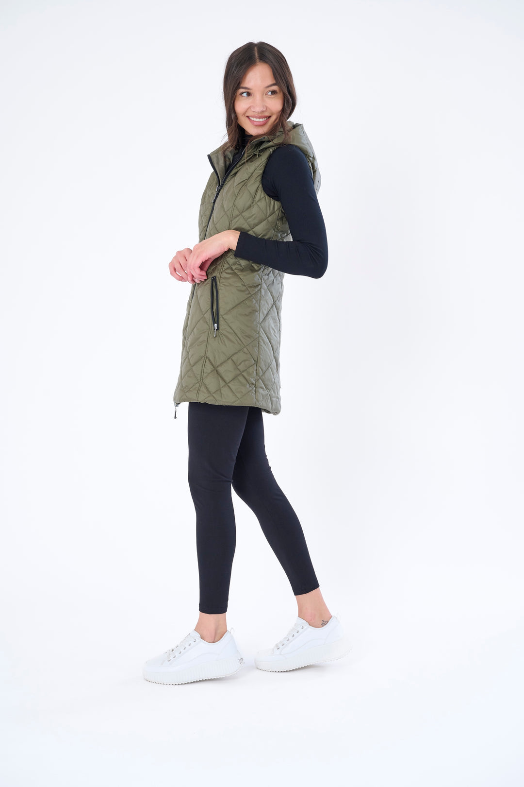 Long Quilted Vest