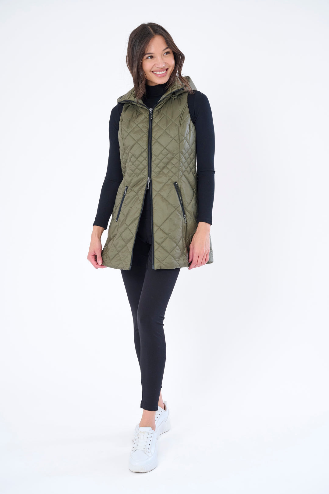 Long Quilted Vest