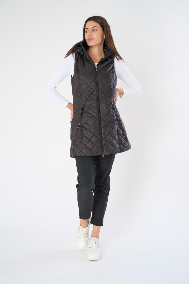 Long Quilted Vest