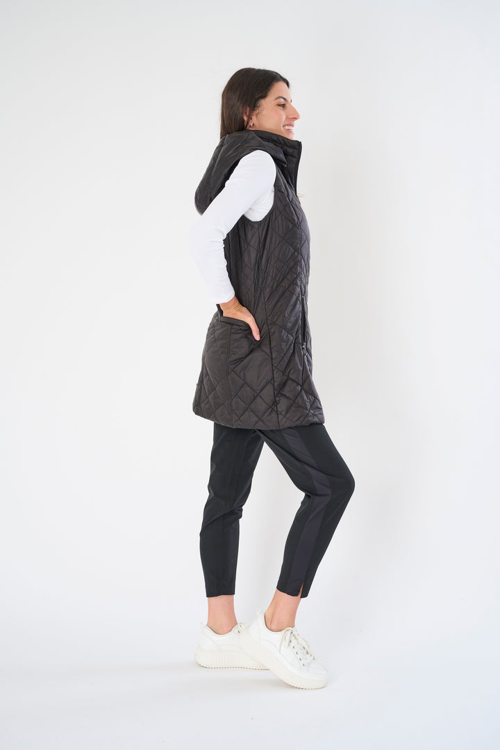 Long Quilted Vest