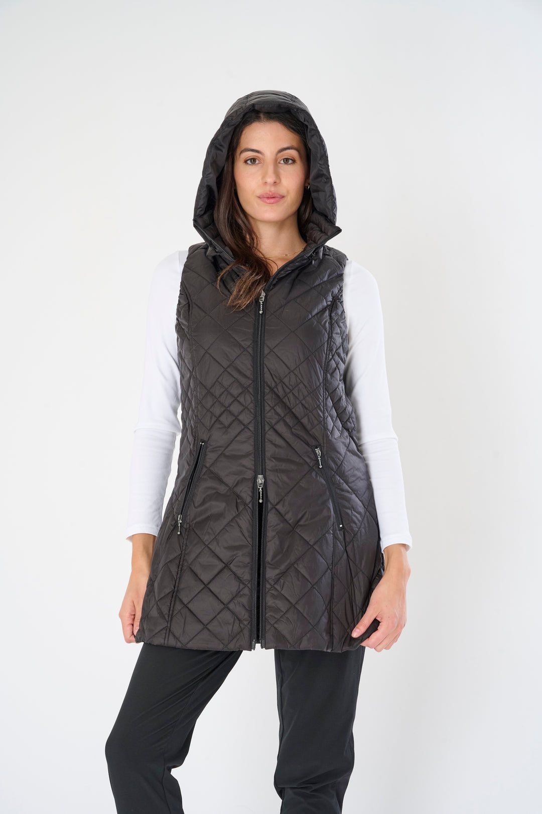 Long Quilted Vest