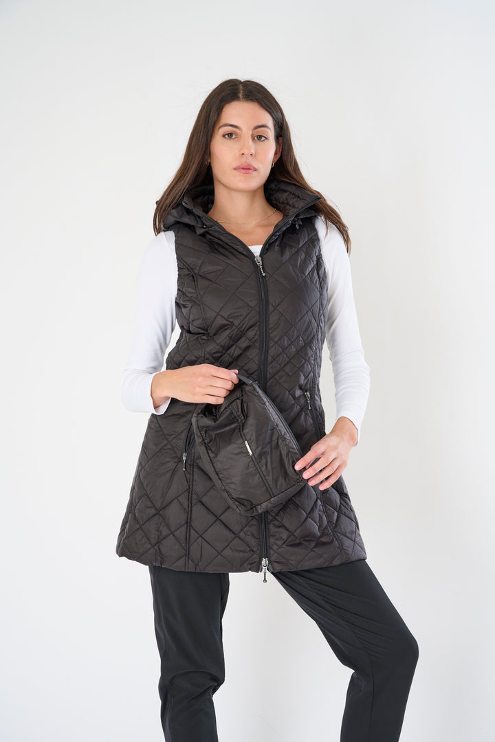 Long Quilted Vest