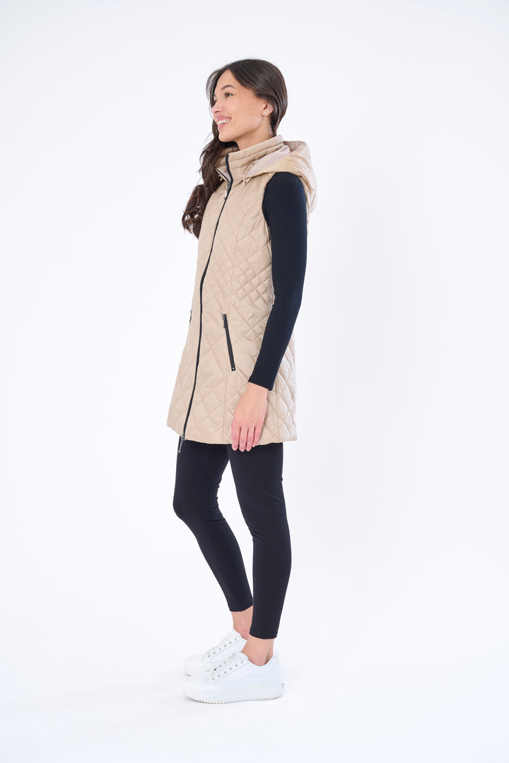 Long Quilted Vest
