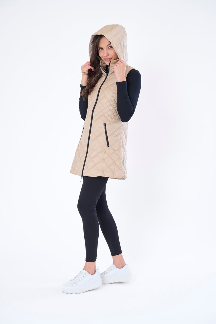 Long Quilted Vest