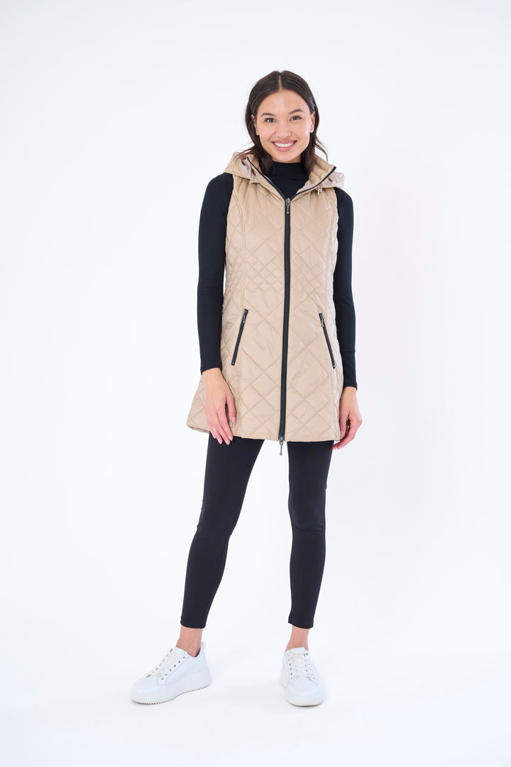 Long Quilted Vest