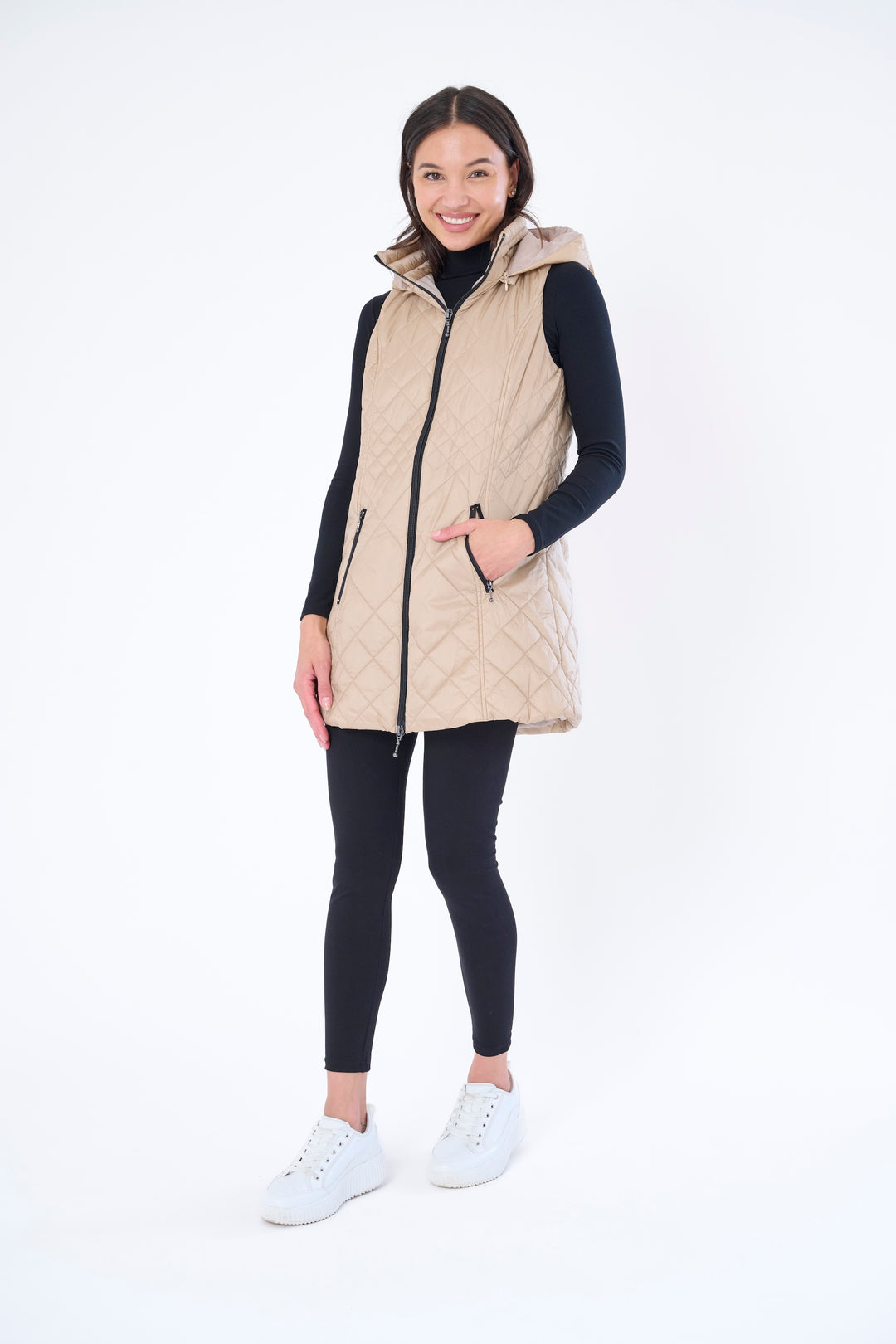 Long Quilted Vest