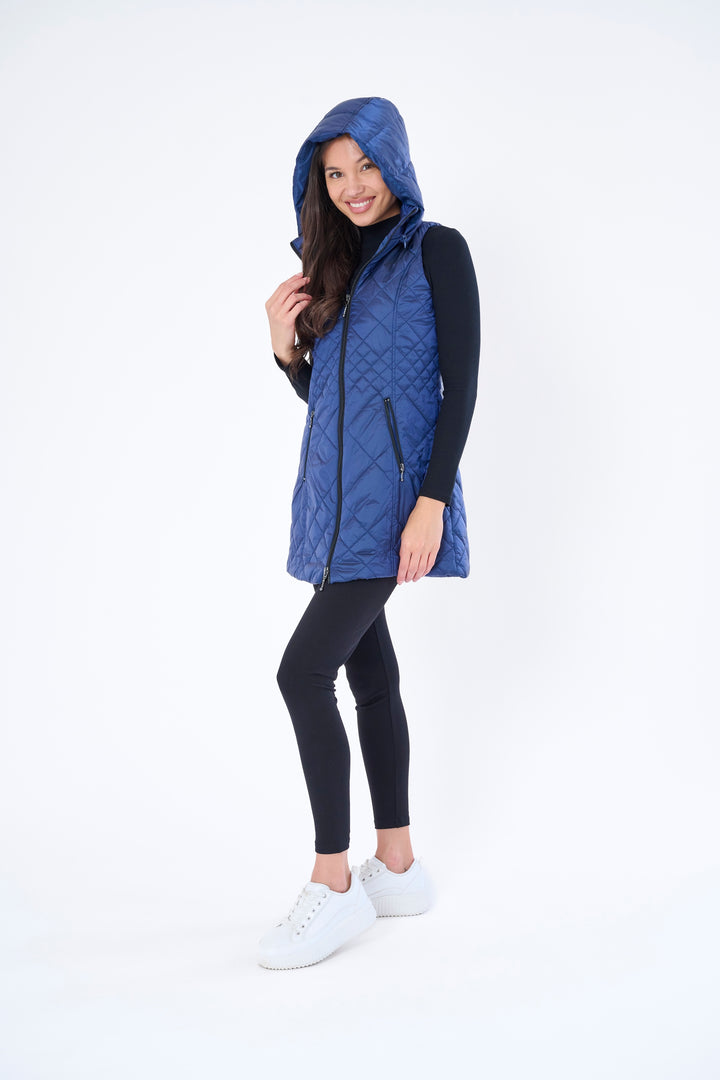 Long Quilted Vest
