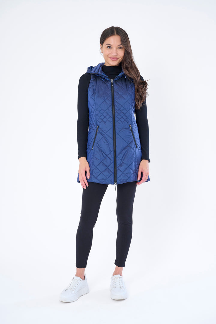 Long Quilted Vest
