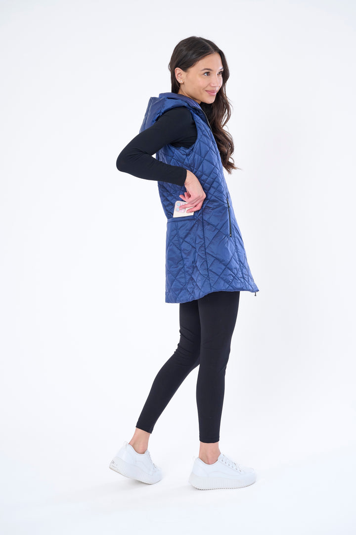Long Quilted Vest