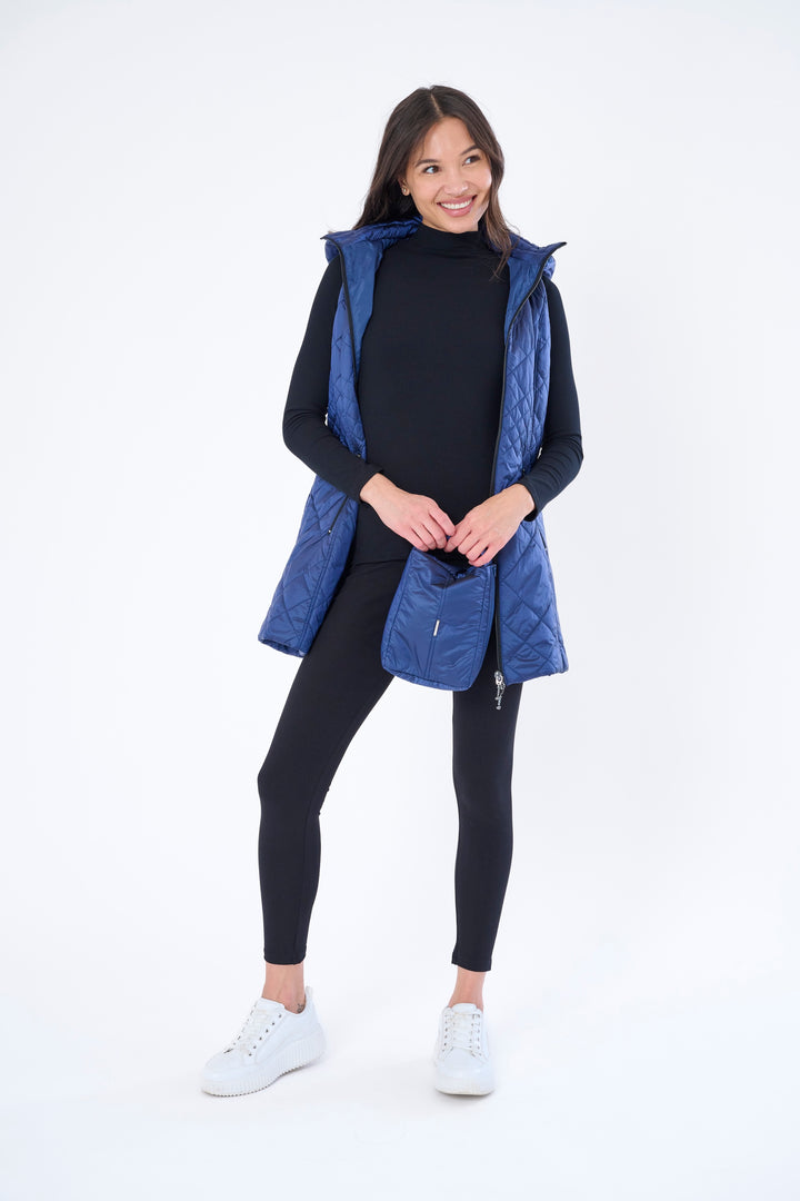Long Quilted Vest