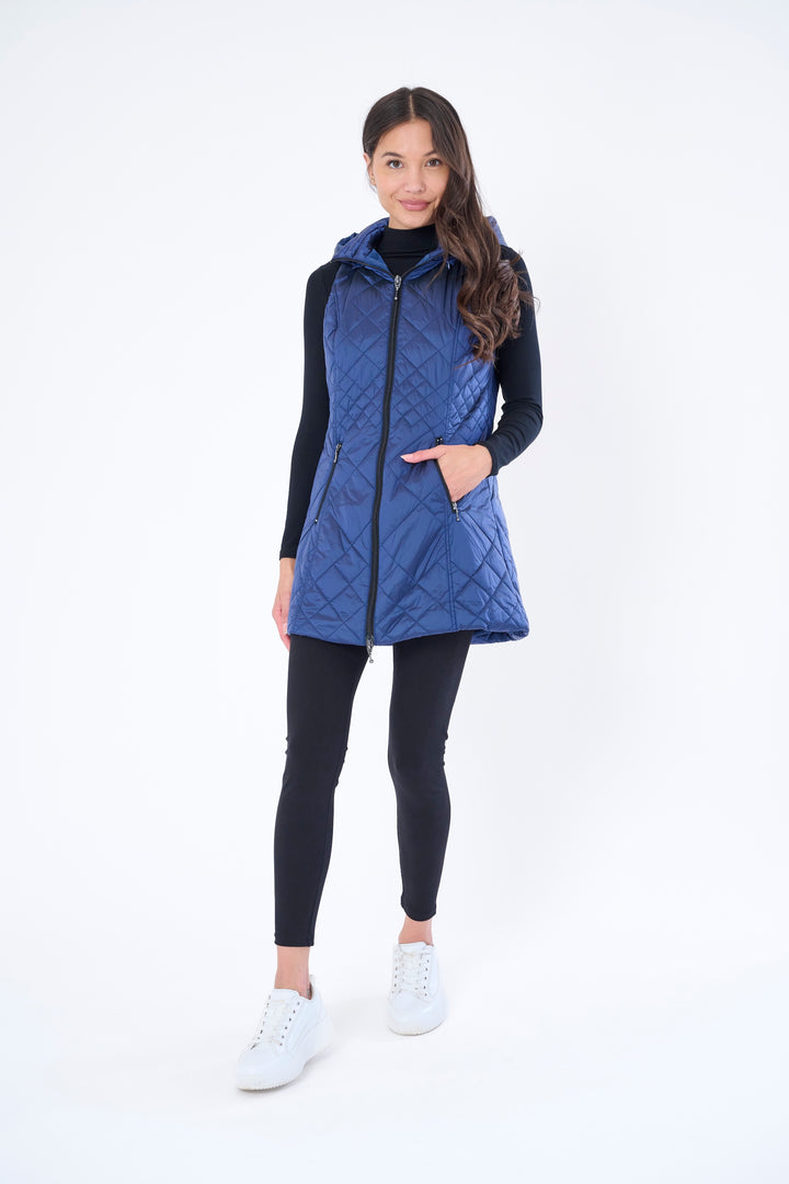 Long Quilted Vest