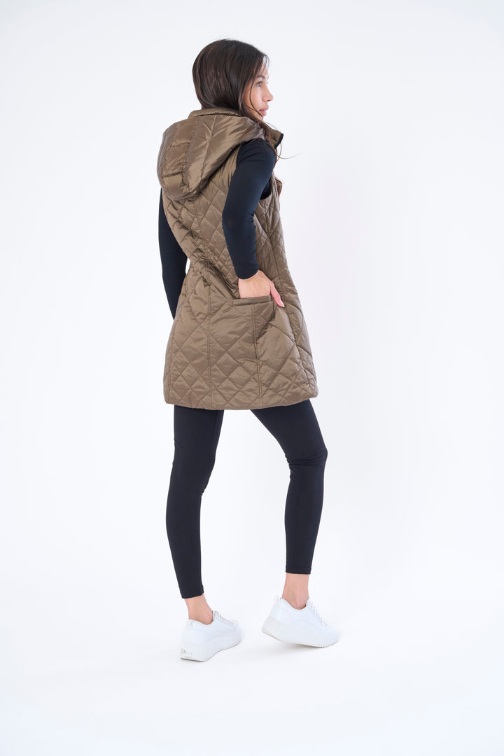Long Quilted Vest