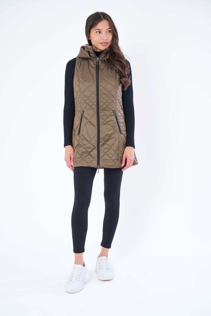 Long Quilted Vest