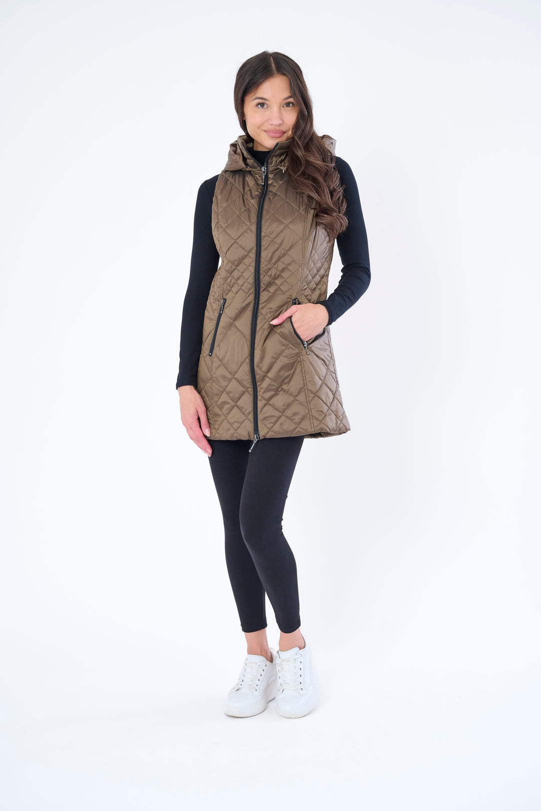 Long Quilted Vest