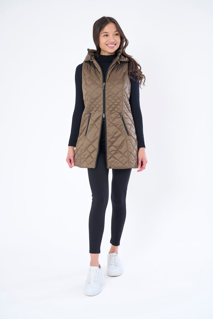 Long Quilted Vest