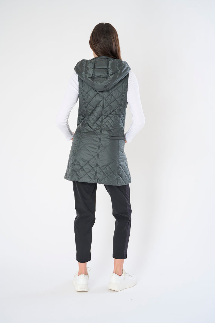 Long Quilted Vest