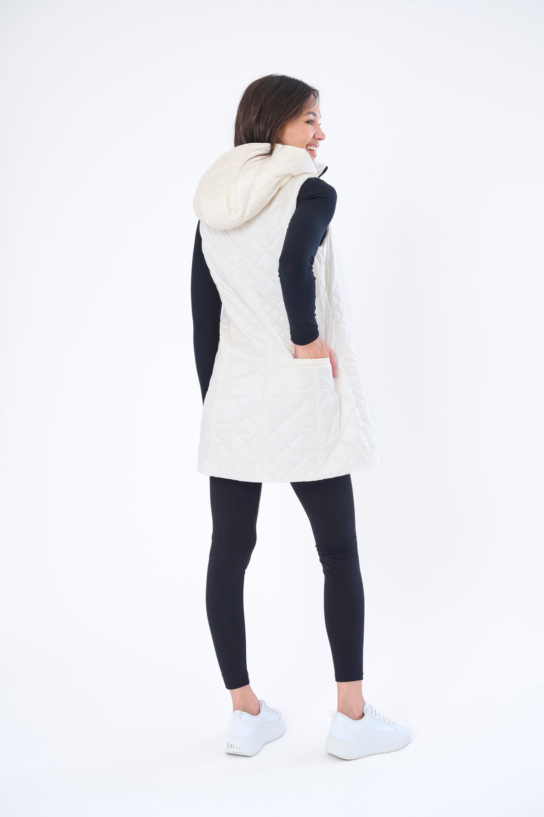 Long Quilted Vest
