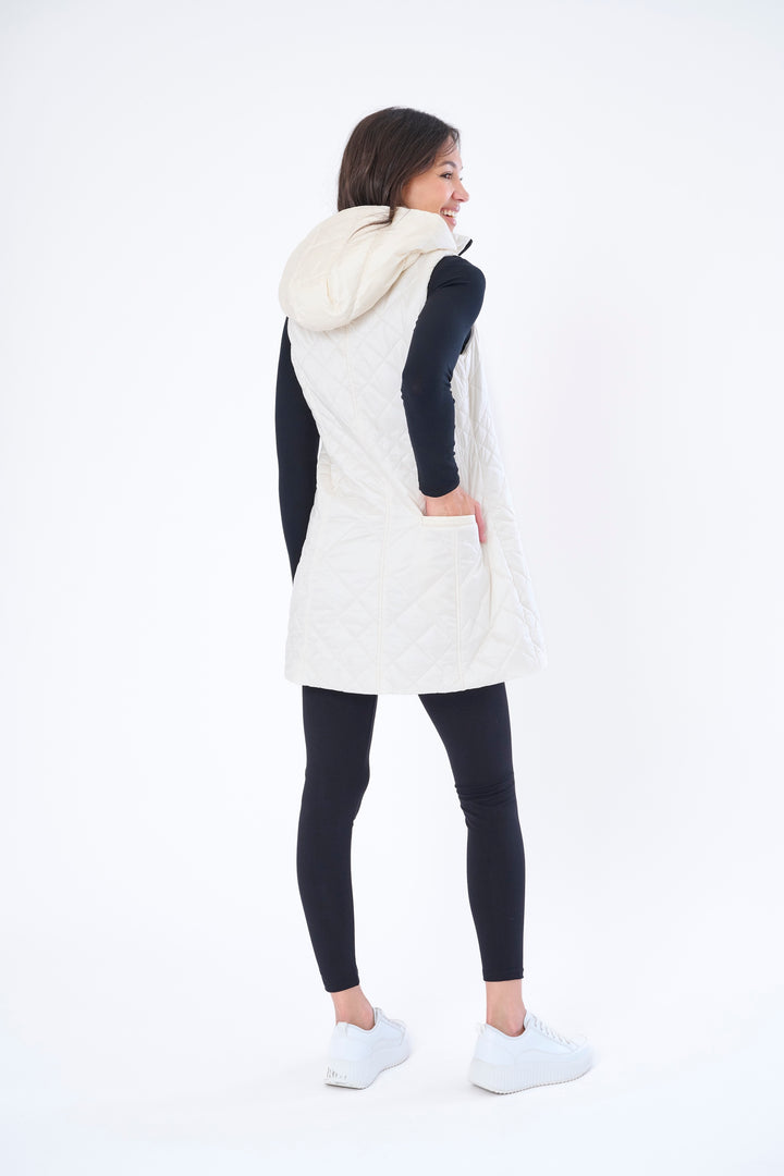 Long Quilted Vest