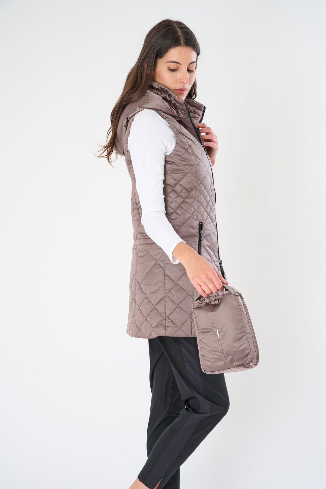 Long Quilted Vest