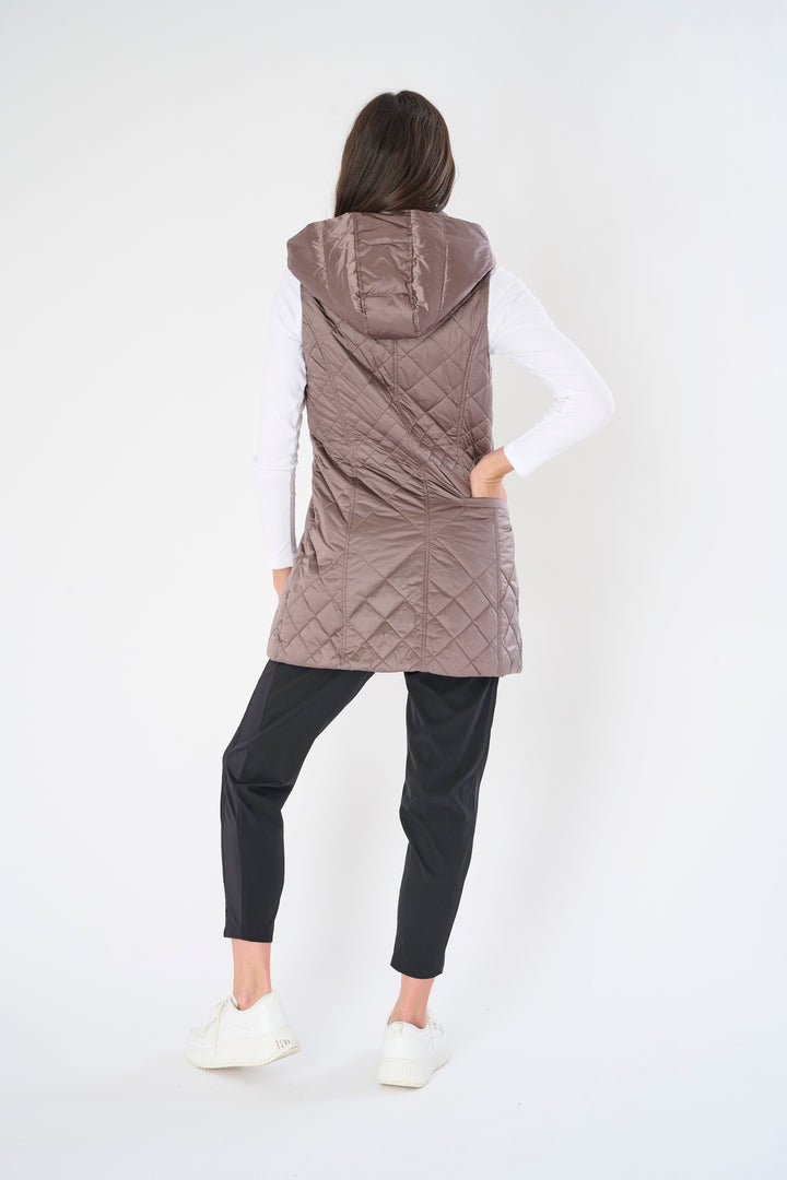 Long Quilted Vest