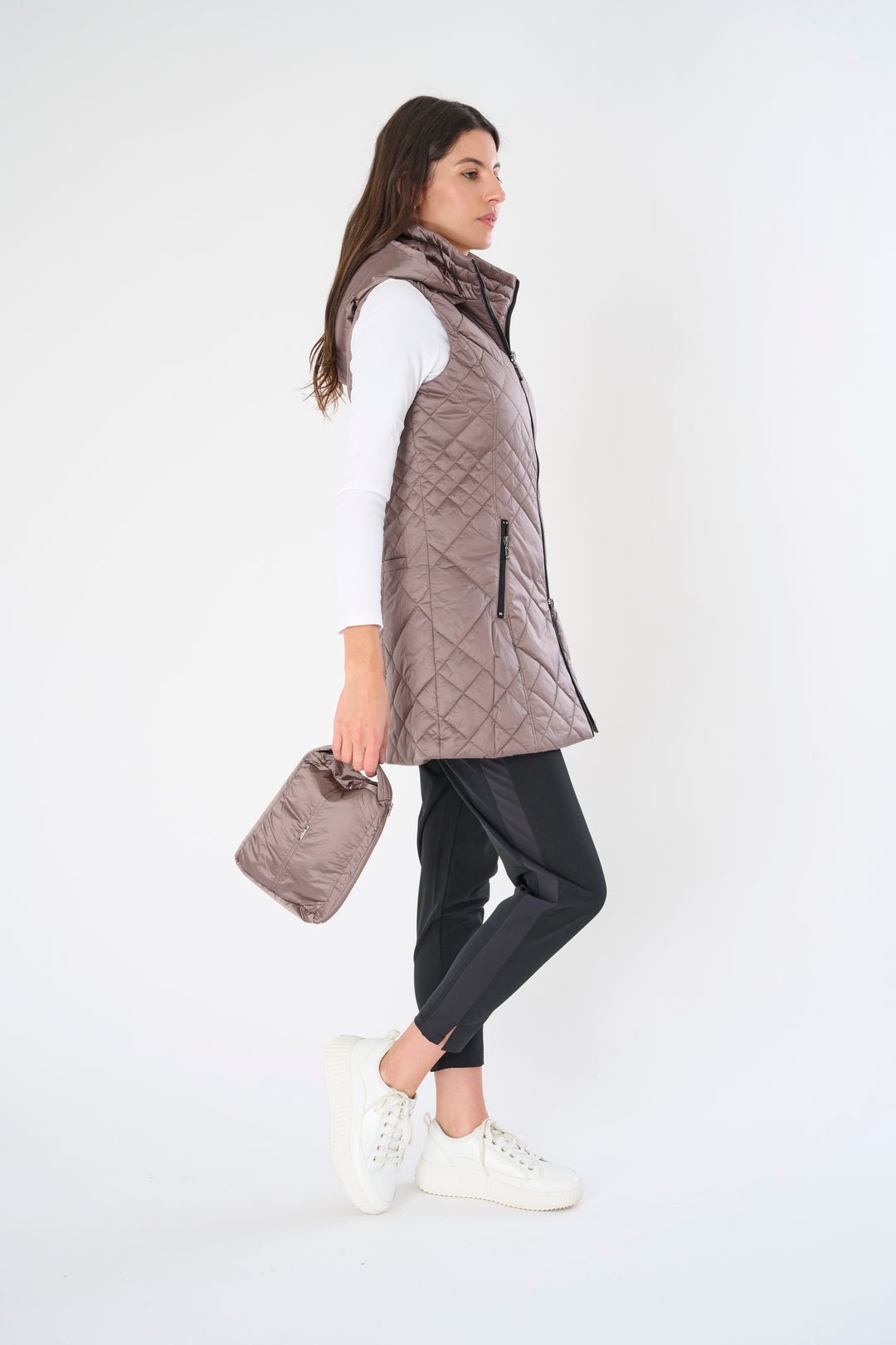 Long Quilted Vest