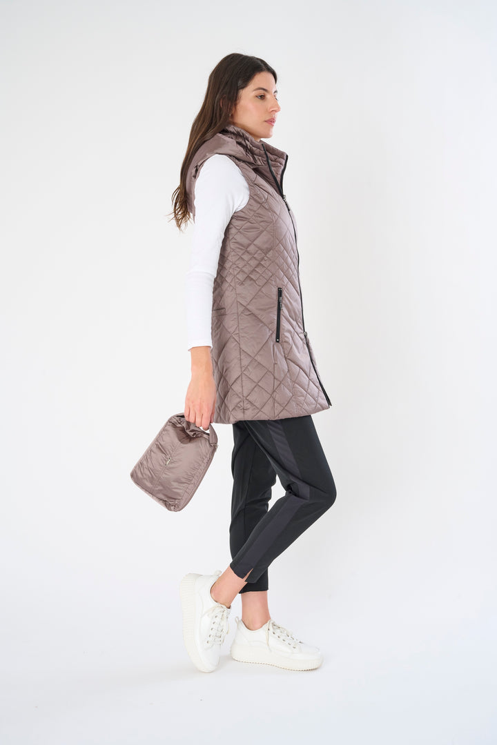 Long Quilted Vest
