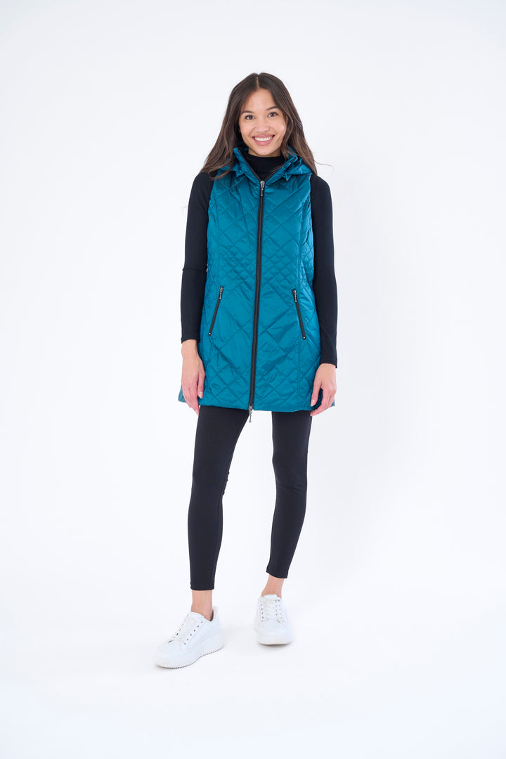 Long Quilted Vest