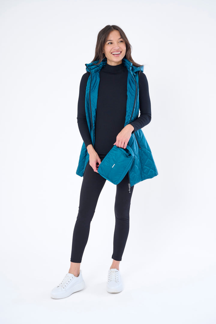 Long Quilted Vest
