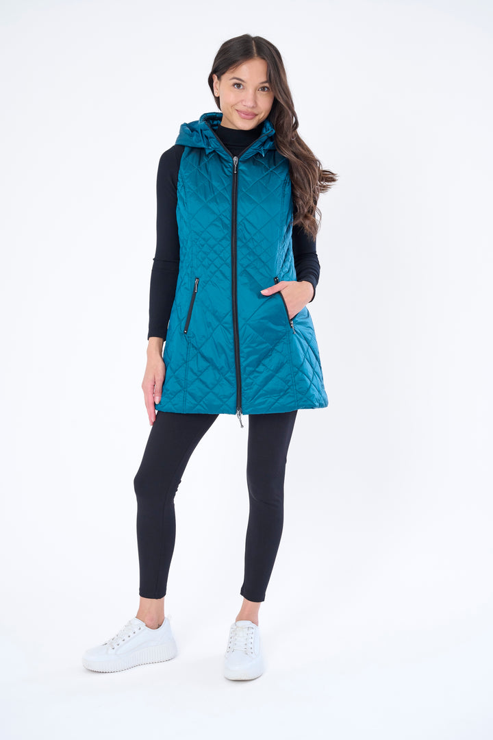 Long Quilted Vest