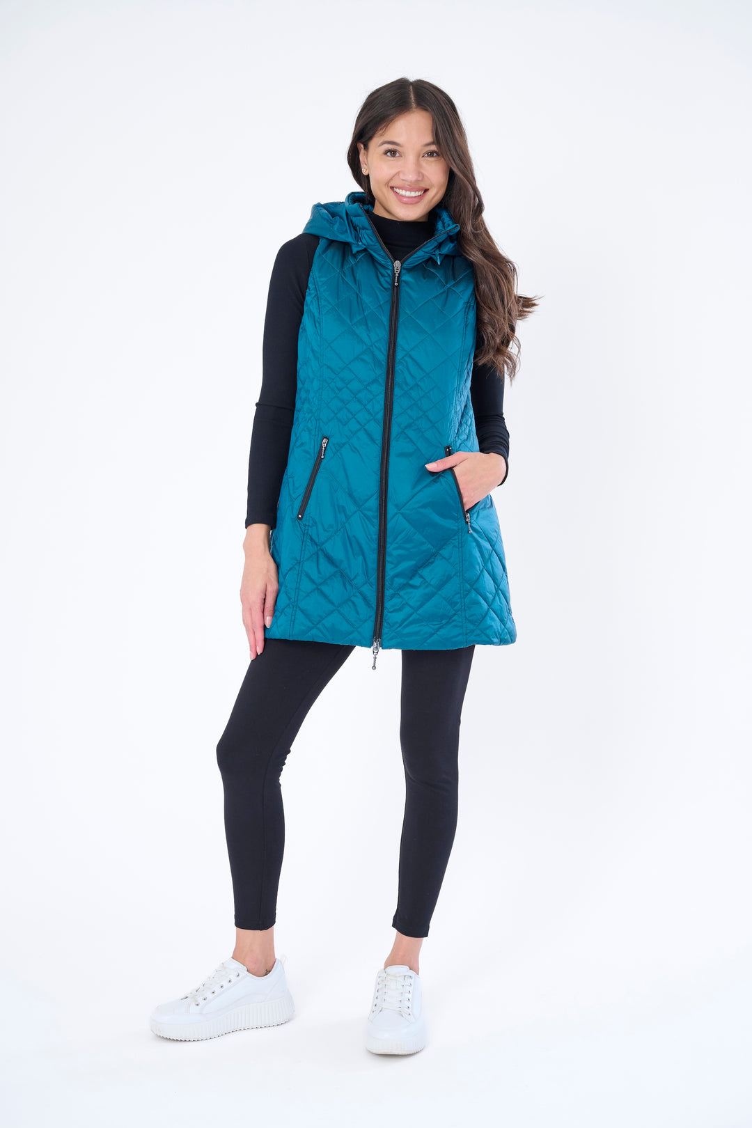 Long Quilted Vest