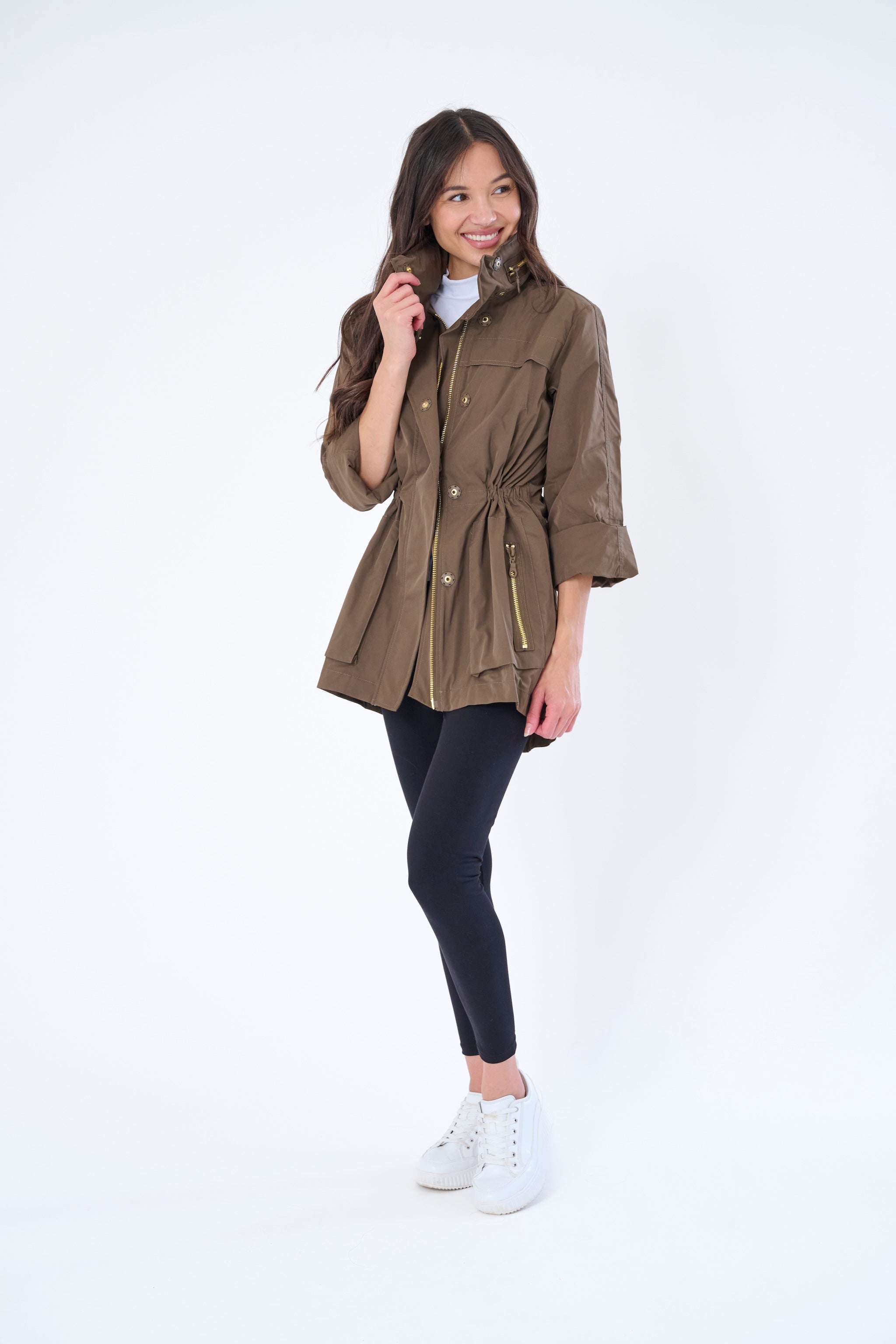 ジャケット・アウター Stone  Brushed Anorak jacket The Anorak Jacket in Crinkle Nylon - Women's Anorak – MyAnorak