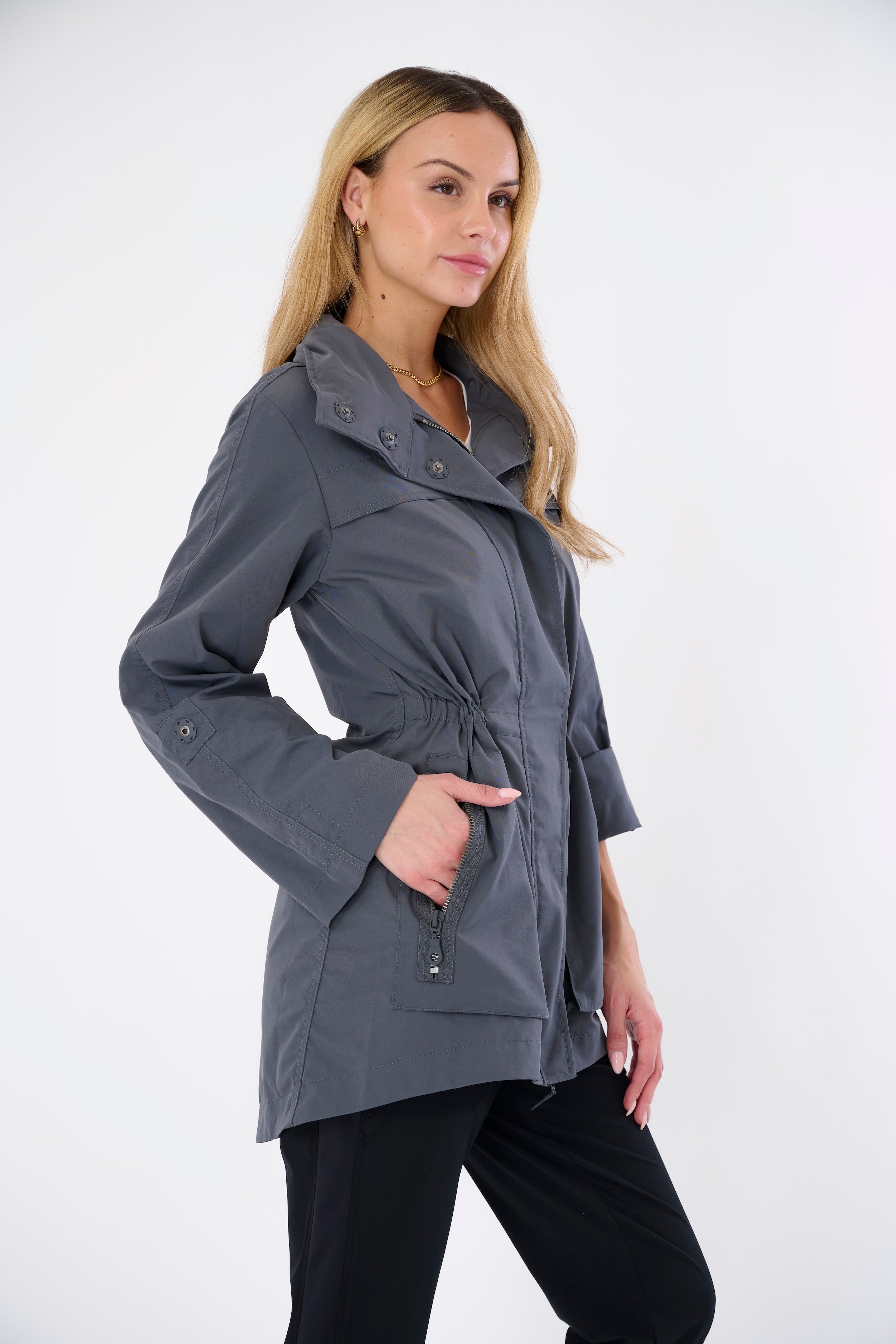 ジャケット・アウター NOT COMMON SENSE 2TONE WASHER ANORAK JKT The Anorak Jacket in Crinkle Nylon - Women's Anorak – MyAnorak