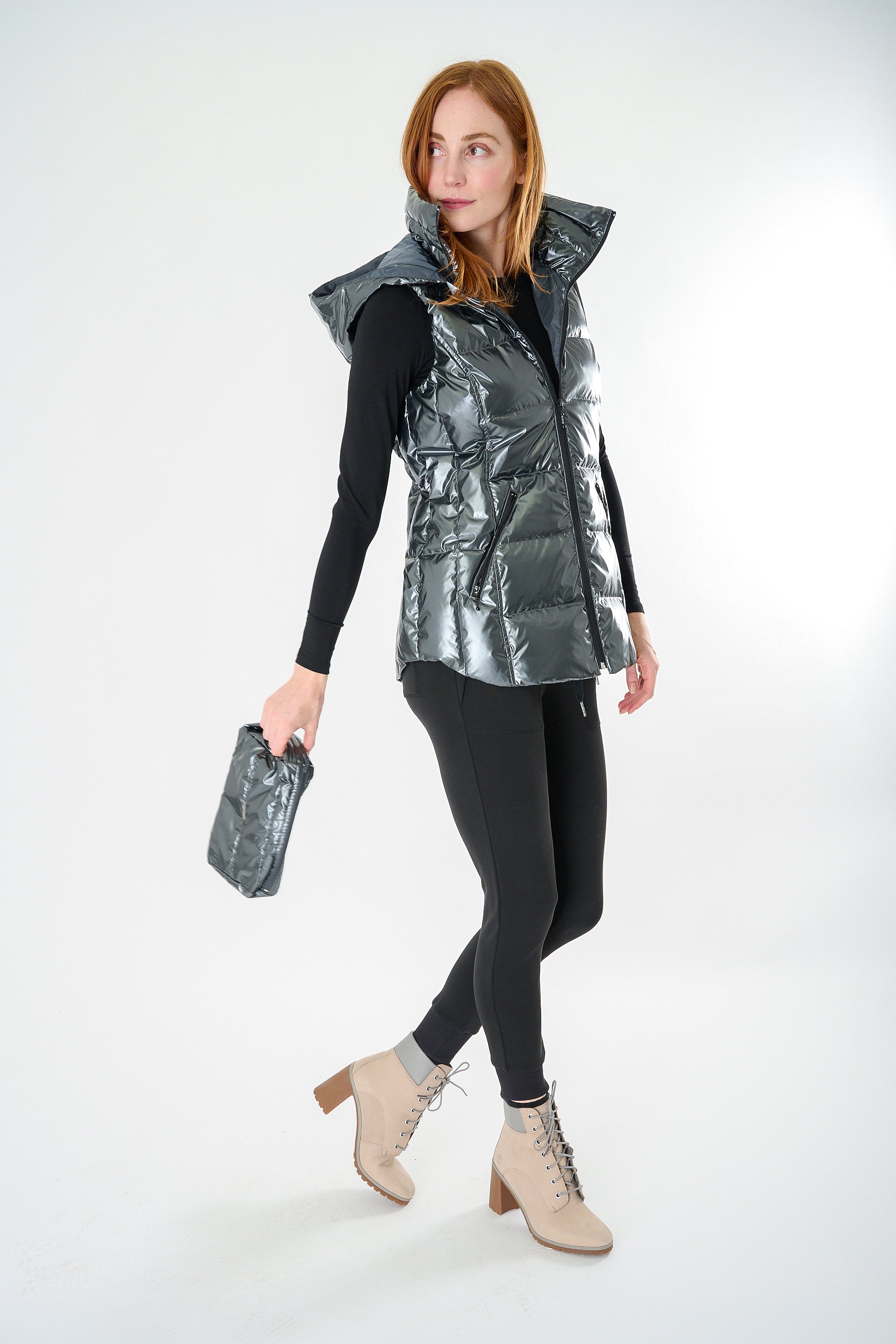 Cosmic Metallic Down Vest – MyAnorak