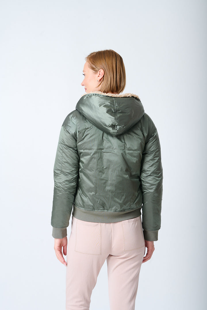 The Sherpa Hood Bomber Jacket