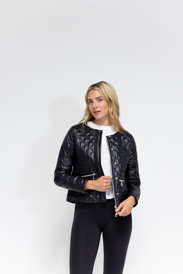 Diamond Quilted Travel Jacket
