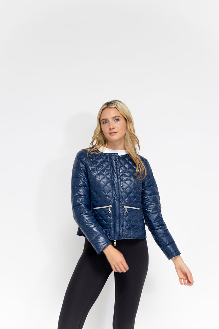 Diamond Quilted Travel Jacket