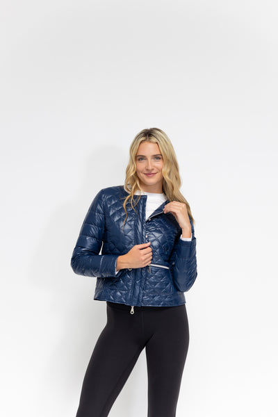 Diamond Quilted Travel Jacket