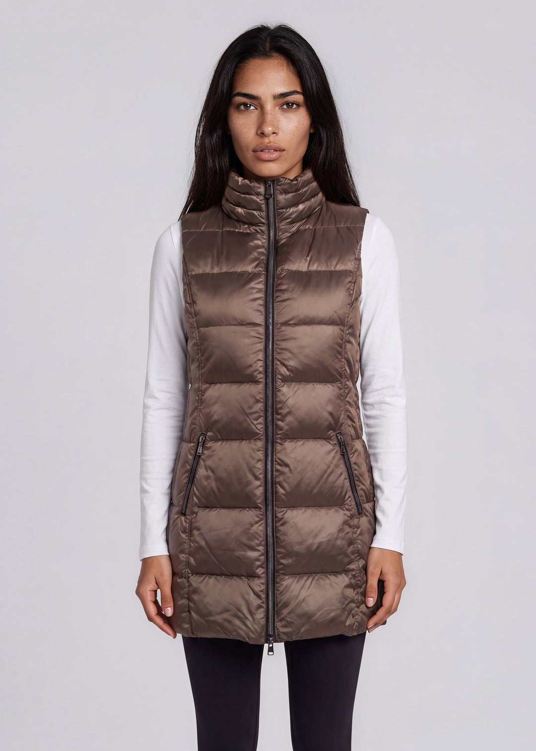 Timberline Metallic Nylon Down Vest