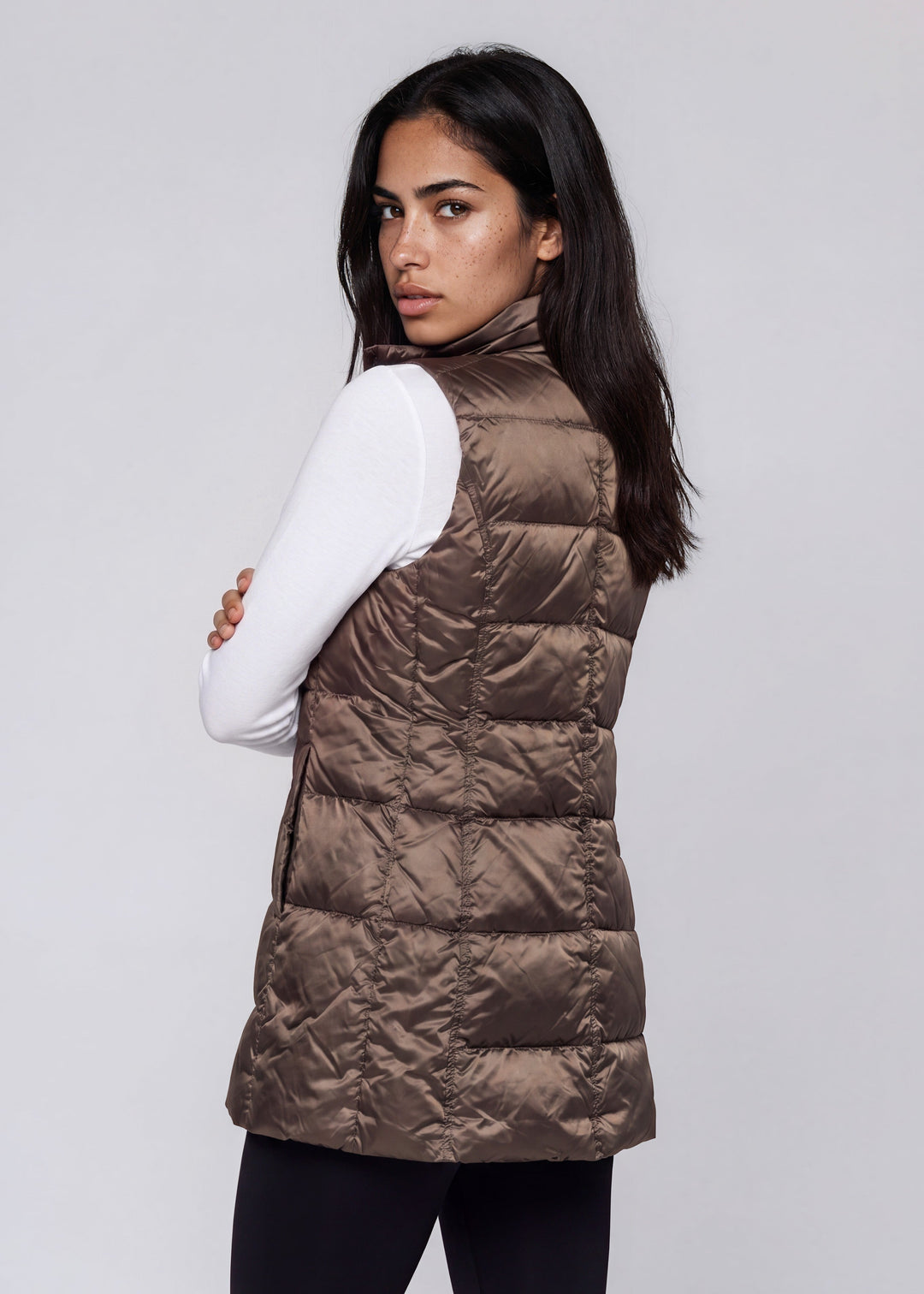 Timberline Metallic Nylon Down Vest