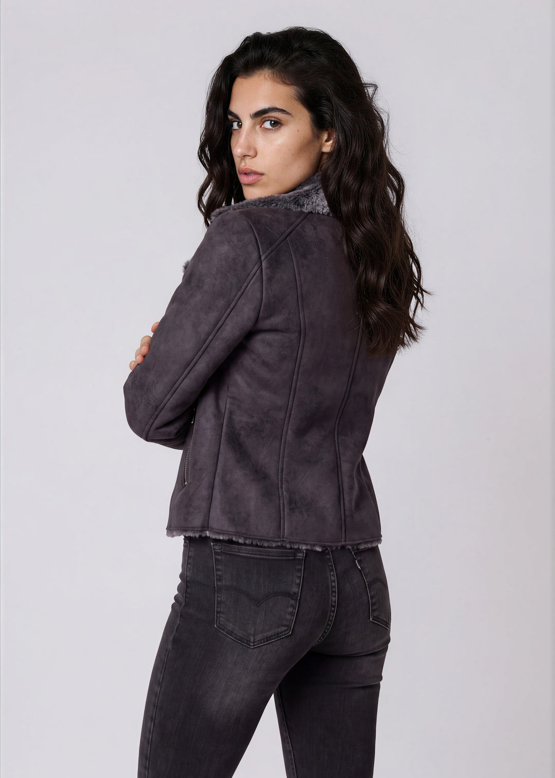 Chinchilla Moto Jacket